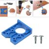 35mm Hinge Hole Template Drill Guide Locator for DIY and Professional Use Suitable for Furniture Doors and Drawer Guides