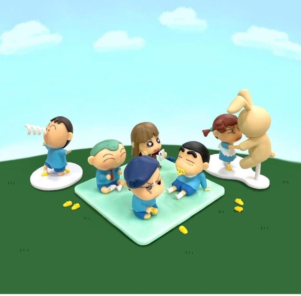 [USED] Korean Crayon Shin-chan Goods Nene-chan Figure Mini