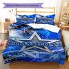 Dallas Cowboys Pattern Bedding Set Quilt Cover Pillowcase Home Decor Gift (1 * duvet cover + 2 * pillowcase, without core)