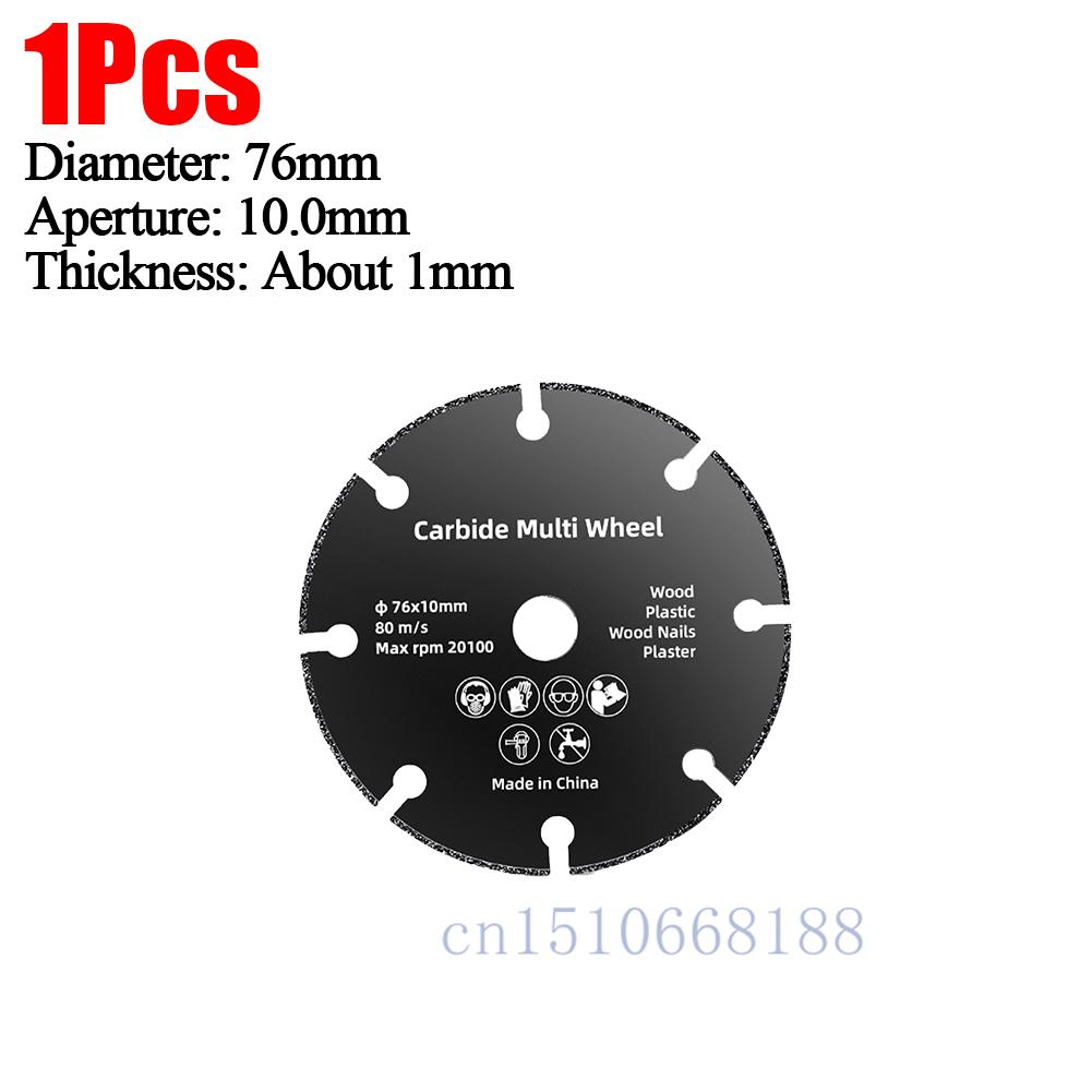 

1-10 шт. 76x10 мм режущее лезвие пилы отрезной круг шлифовальный круг для угловой шлифовальной машины безопасный шлифовальный диск из нержавеющей стали для железа