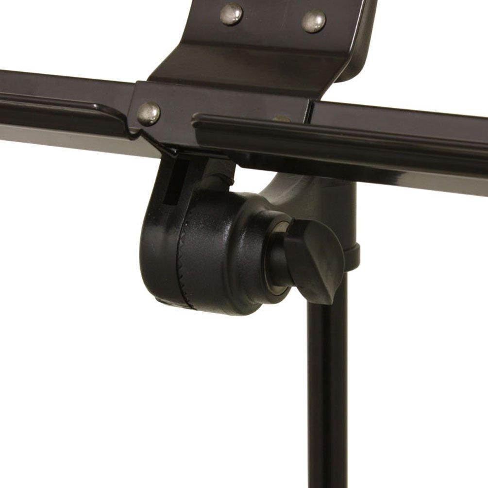 ARIA AMS-100 Lightweight Aluminum Music Stand, Approximately 650g, Black, Includes Dedicated Pouch