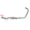 Slip-on For SUZUKI GIXXER155 GSX150F SF155 Motorcycle Exhaust System Escape Moto Front Link Header Pipe Connect Tube 51mm