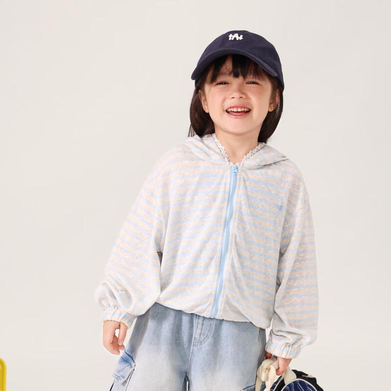 LUSON Girls  Summer Hooded Sun Protection Jacket 100