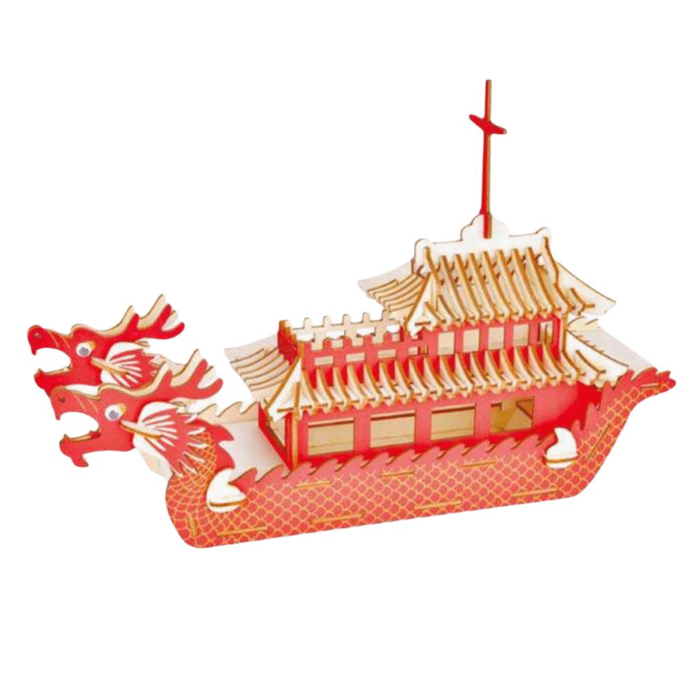3D Construction Wooden Model Kit Wooden Material Pirate Ship Model DIY Assembled Model  Home Decor