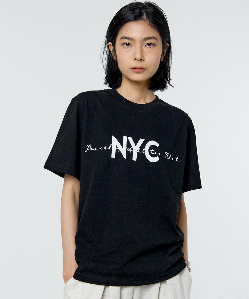 PAPERBOY Women'S Athletic Short Sleeve T-Shirt - Black