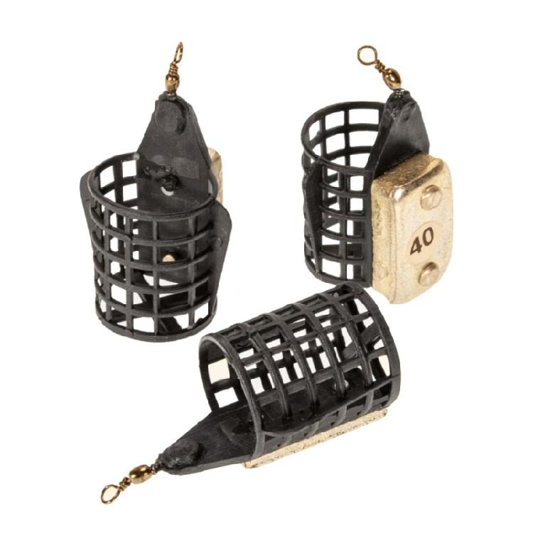 20g/30g/40g Fishing Tackle Feeders Cage Replacement Round Fishing Baits Cage Feeders Basket Trap Lure Holder