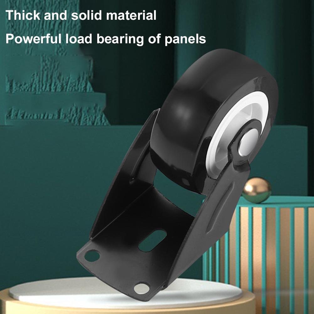 Furniture Casters Wheels Soft Rubber Swivel Caster Quite Roller Wheels for Trolley Baby Crib Bed Wheels Household Moving Tool