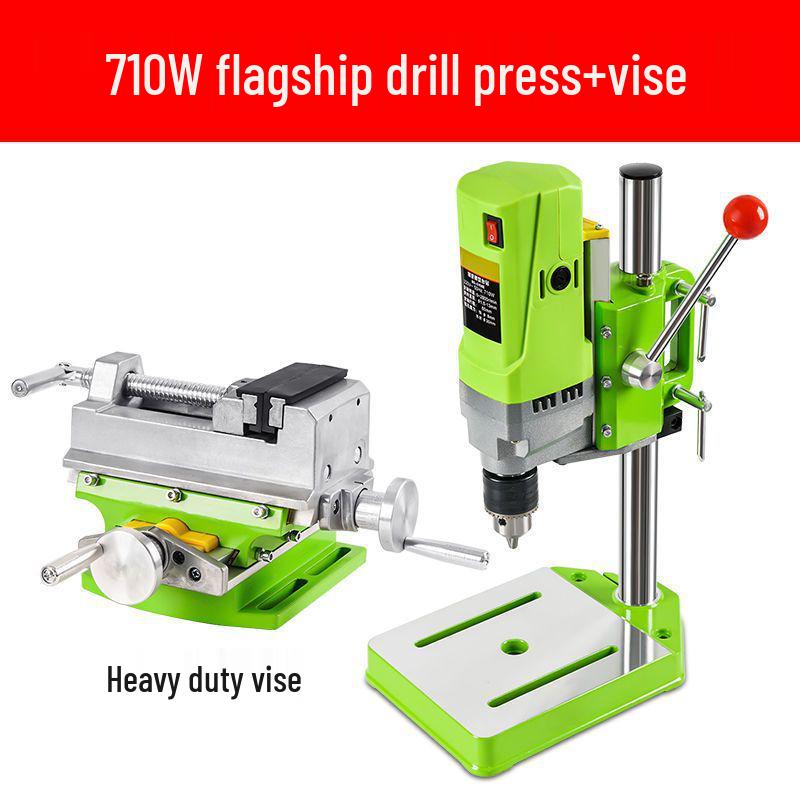 220V High Precision Mini Drill Press: Multifunctional, High-Speed Bench Lathe