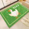 Imitation cashmere bathroom floor mat toilet toilet toilet door  absorbent foot mat household quick-drying carpet