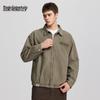 Mark Fairwhale Men's American Retro Loose-Fit Zipper Cotton Jacket