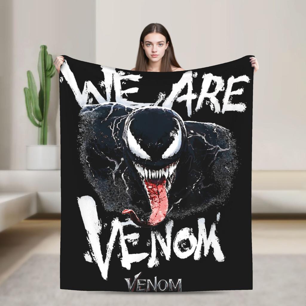Venom Blanket Plush Awesome Soft Throw Blanket for Coverlet Decoration