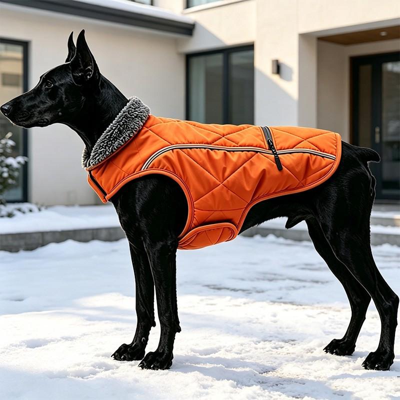 Dog Winter Coat Windproof Fleece Thick Pet Jacket Small Medium Dogs