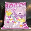 1Pc MajinBuu Print Flannel Blanket, High quality Comfortable for All Seasons, Warmth and Comfort, Perfect for Christmas Gifts