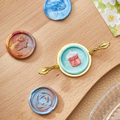 Envelopes Wax Seal Stamp Rings Sealing Wax Molds Holder Wax Ring Shape Holder Wax Sealing Shaper