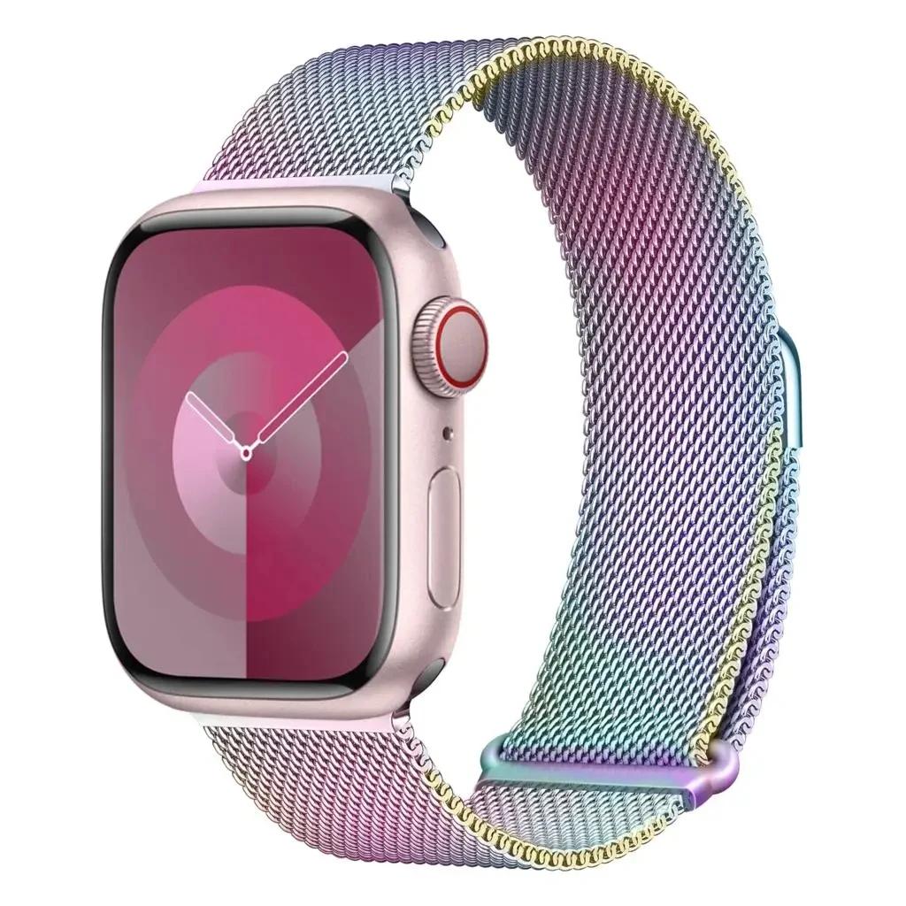 Magnetic Strap for Apple watch band series 9 8 7 6 5 4 3 SE Ultra 45mm 44mm 49mm 38 42mm 41mm 40mm correa bracelet iWatch bands