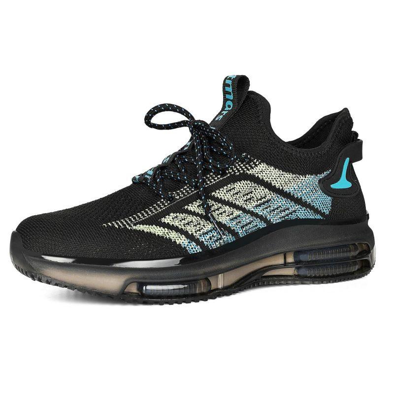 

Casual sports shoes new large size heightening shoes flying woven shoes breathable running shoes couple shoes 47 синій
