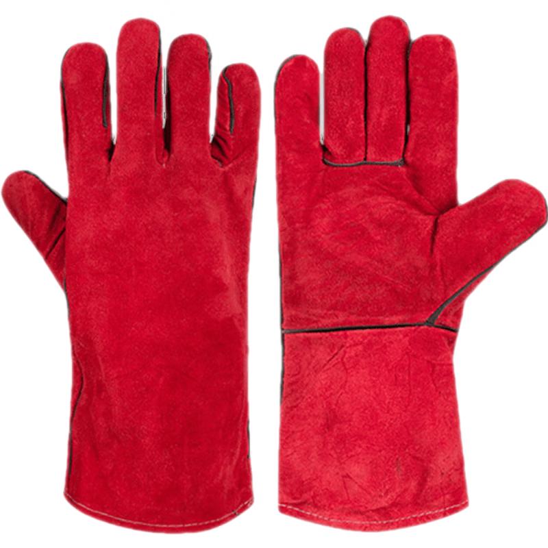 Welder s Double-Layer Thickened Heat-Resistant Gloves