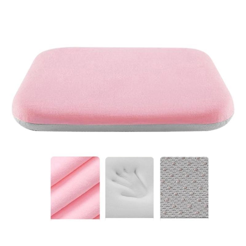  Soft Memory Foam Chair Pad, NonSlip Seats Cushions for Desk Chairs and Vehicles, Eases Lower Back Fatigue
