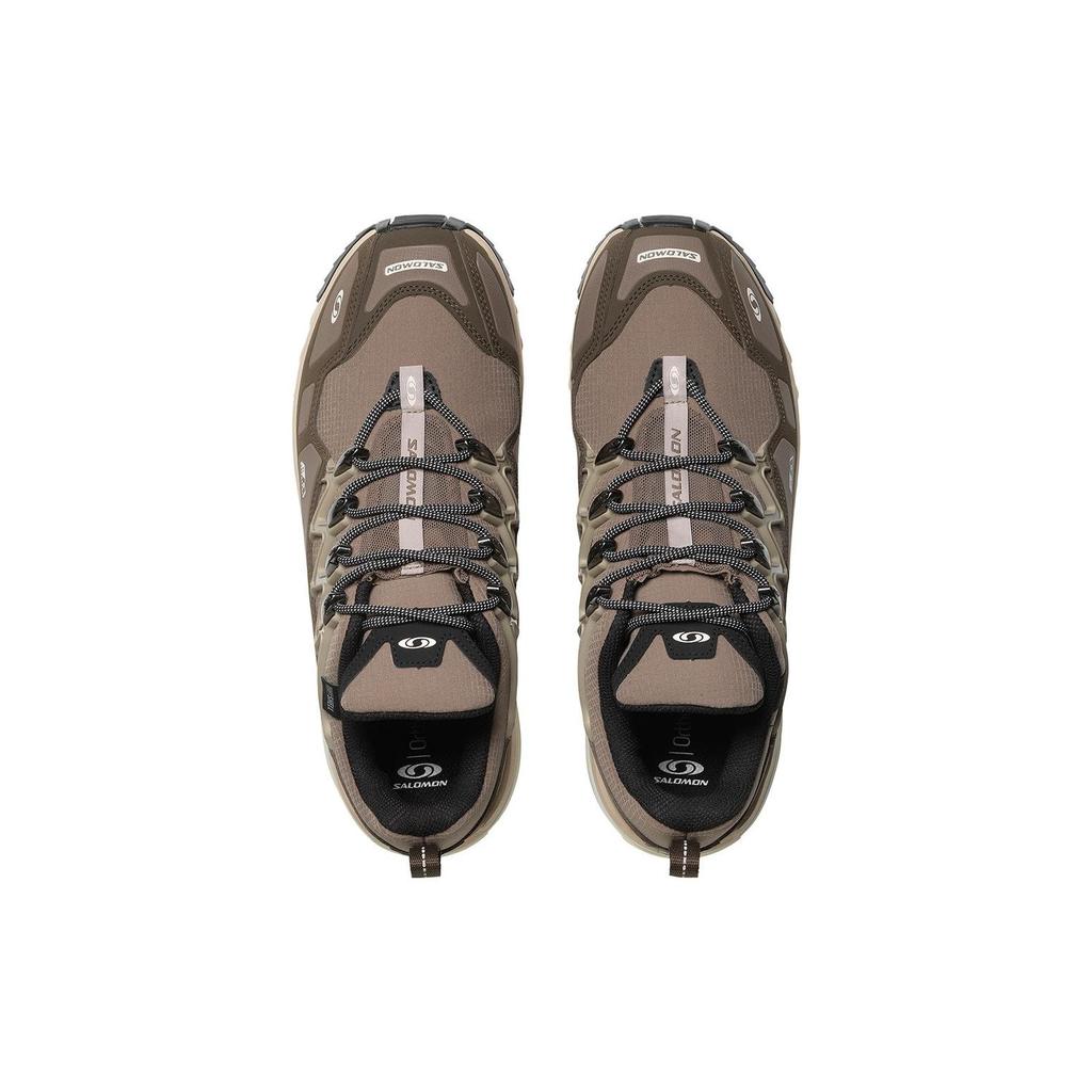 Salomon Acs + Cswp Comfortable Non-Slip Low-Top Outdoor Functional Shoes Unisex Shoes Gray Brown 473079