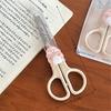 1 Pc Cute Mini Scissors Stationery for Student Lovely Cartoon Animal Bear Rabbit Paper Sissors Office/student Supplies Scissors