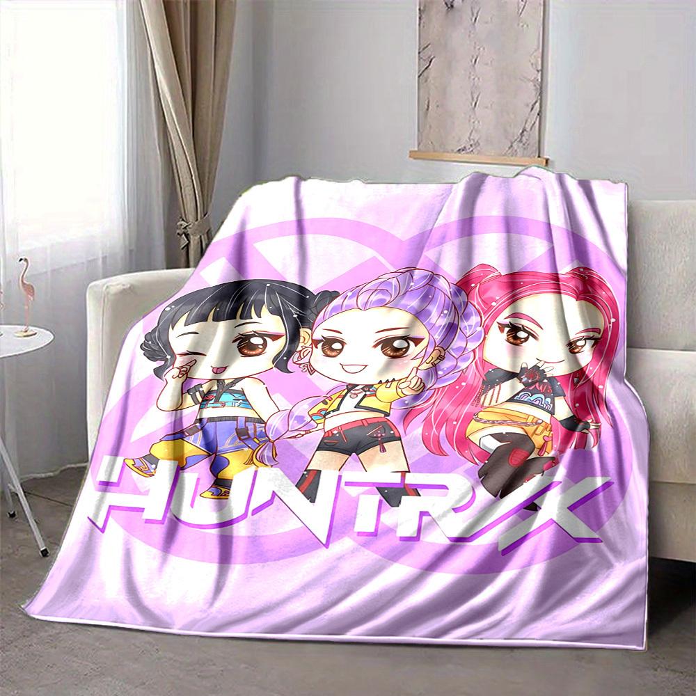 1pc Huntress Flannel Blanket [Cozy Throw Blanket] For Sofa, Bed, Travel, Camping, Livingroom, Office, Couch, Chair, And Bed