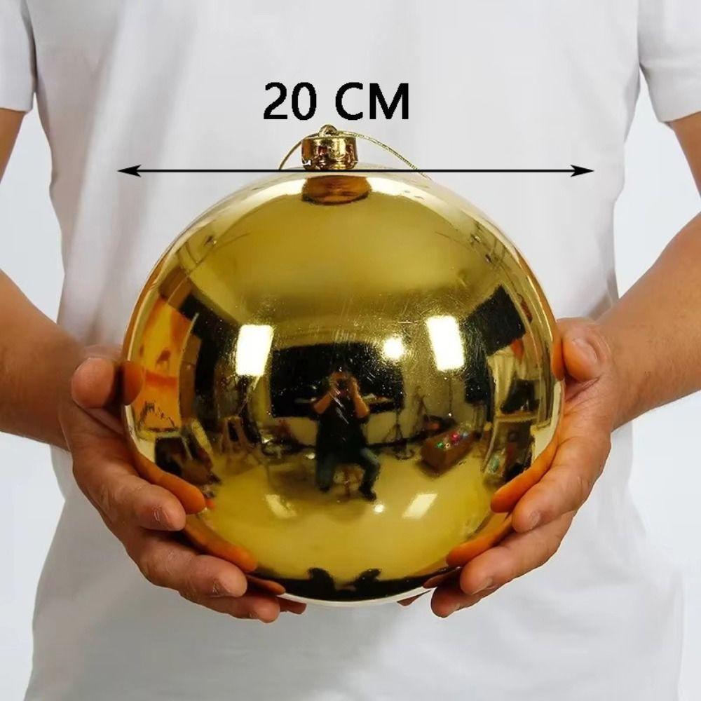 20CM Weihnachten Löwe Tiger Ball Kunststoff Weihnachtsbaumkugeln Hochwertige Riesige Weihnachtskugel Zuhause