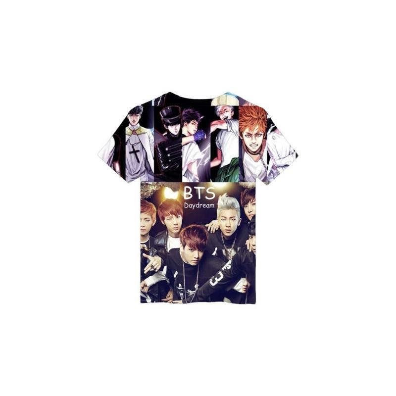 Premium Kalite Kpop Bts 3d Tişört Bangtan Boys Love Yourself Kısa Kollu Giyim