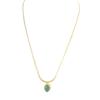 Les Trésors De Lily [P2305] - Gold-plated Artisanal Necklace 'Princesse Ottomane' Golden Green