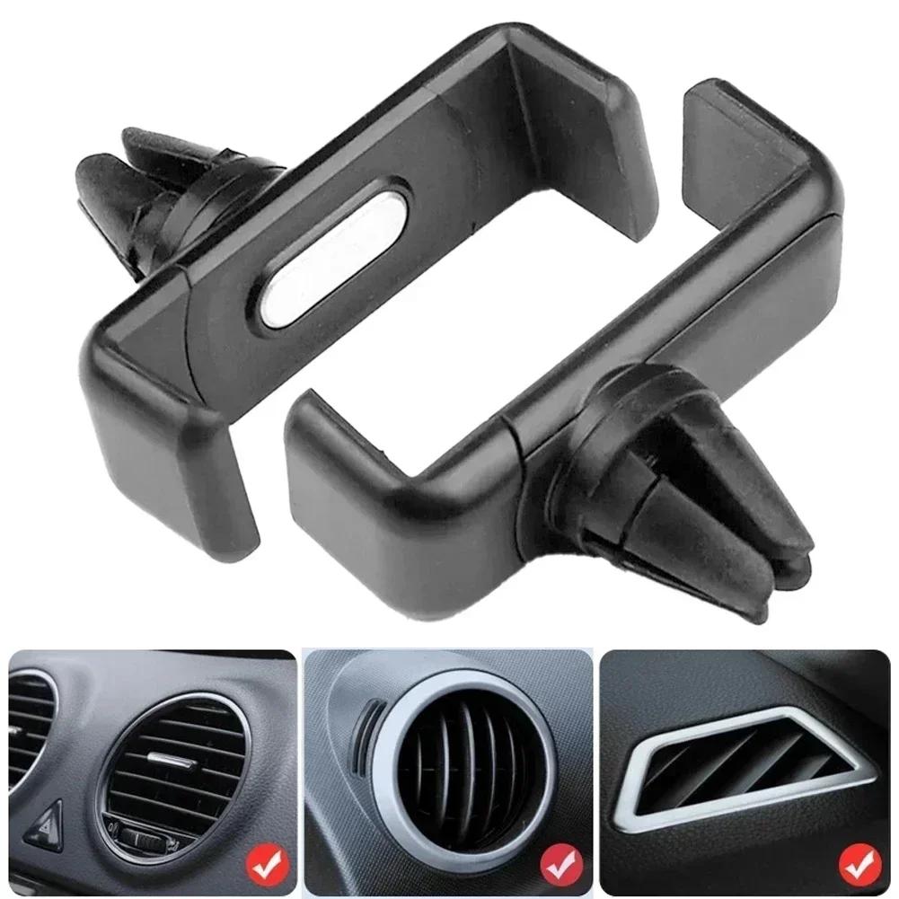 

Universal Car Mobile Phone Holder Double Collet Cellphone Holder Car Air Outlet Mount Clip Support Interior Accessories CHINA