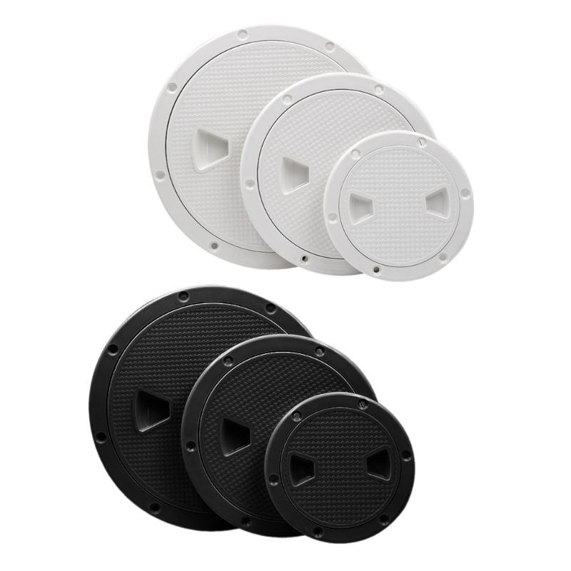 Marine Grade ABS Inspection Hatches Cover 4/6/8 Inch Round Access Easy Install Round Boat Hatches Cover for Boat Decks