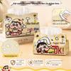 Waterproof Shin-chan Line Dog Cartoon Tissue Box for Desktop/Car