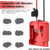 1 Packs Power Wheel Adapter for Milwaukee Battery 18V Power Wheel Battery Conversion Kit with Switch, Fuse & Wire Terminals