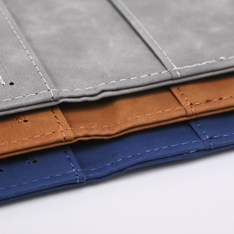 Retro Leather Passport Holder & Travel Organizer: Stylish Document, Boarding Pass, and Card Storage Case