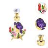 Glass Perfume Bottle Dispenser 25ml Container Gifts Decorative Vintage Decoration Women Flower