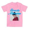 Gracie Abrams T-Shirt Casual Short Sleeve Cotton Tees Top Comfortable Soft Fashion T Shirt Women O-neck Tshirts
