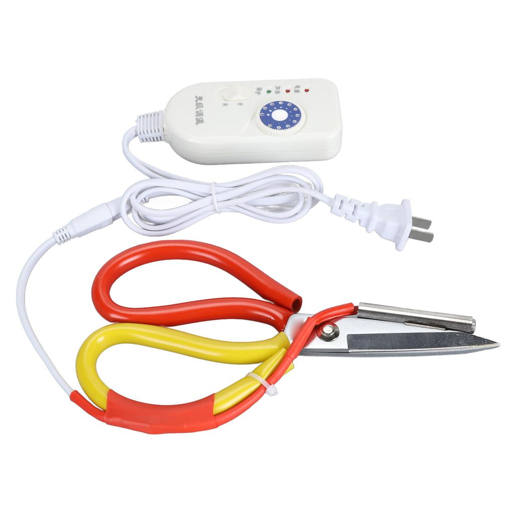 Heating Scissors 9 Temperature Adjustable Electric Heating Scissors Precise Cutting Tailor Scissors