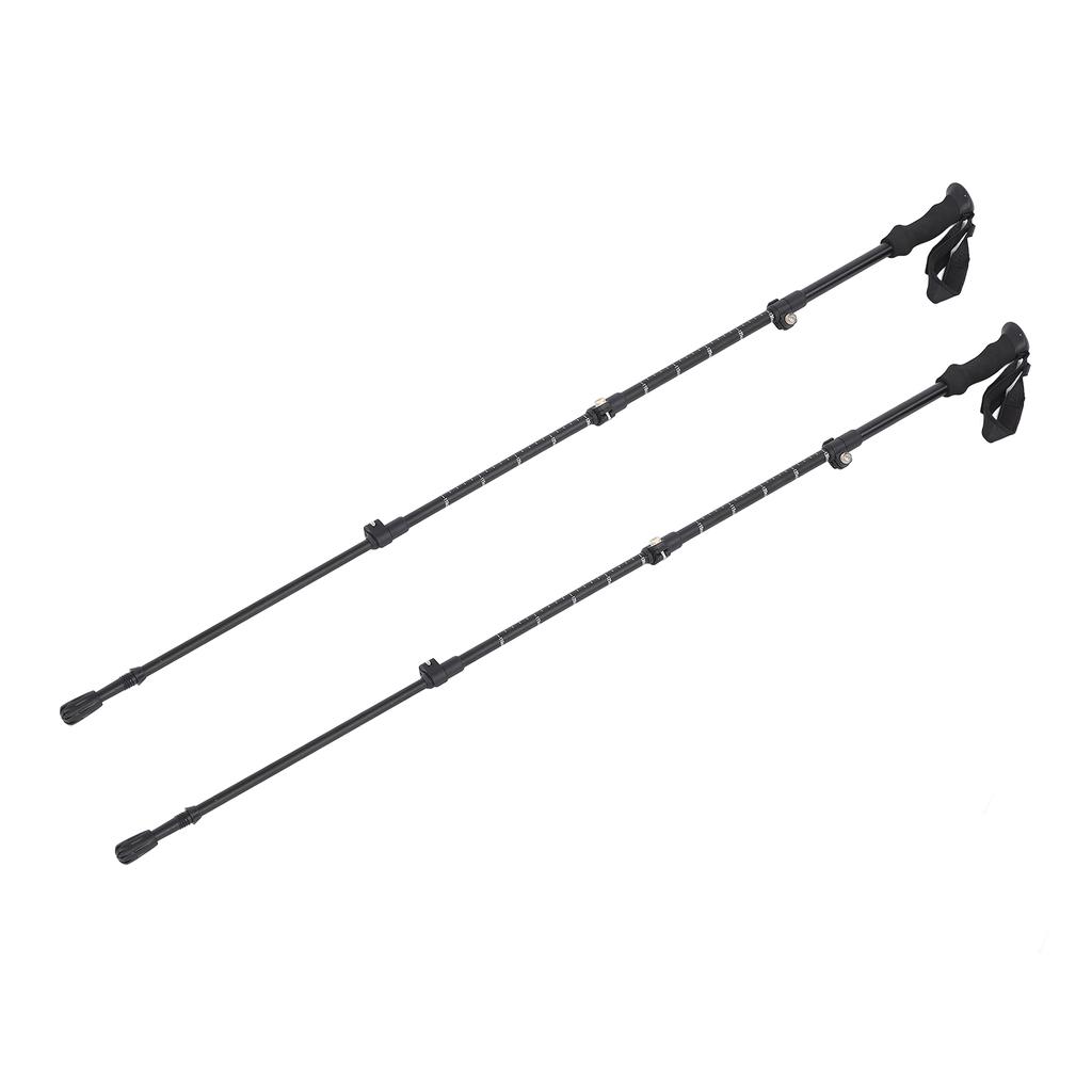 2pcs Hiking Poles Collapsible and Ultralight Aluminum Walking Sticks for Hiking Climbing Backpacking