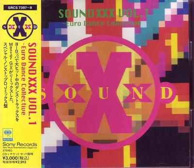 CD VARIOUS - Sound XXX Vol. 1 - Euro Dance Colle SRCS7397 Sony 1994 Japan ObiDance & Electronica Used