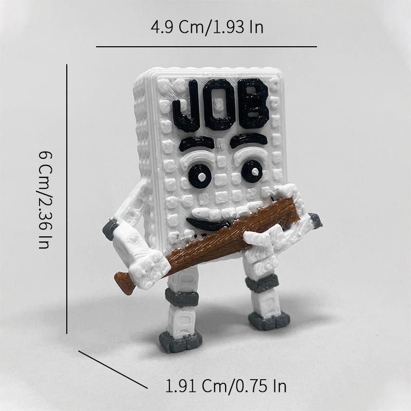 steal a brainrot figure Sahur 3D Figure Printing Italian Brainrot Decorative Model Toy Decorative Toy for Kids Birthday Gift