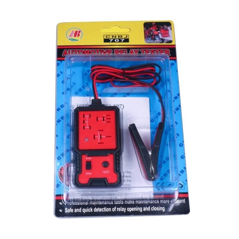 12V Autobatterietester Relaisanalysator Lichtmaschinenprüfer Fahrzeug Start Ladesystem Diagnosewerkzeug für-Motorrad