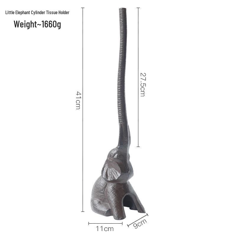 Nordic Cast Iron Paper Towel Holder for Restaurant and Kitchen Decor