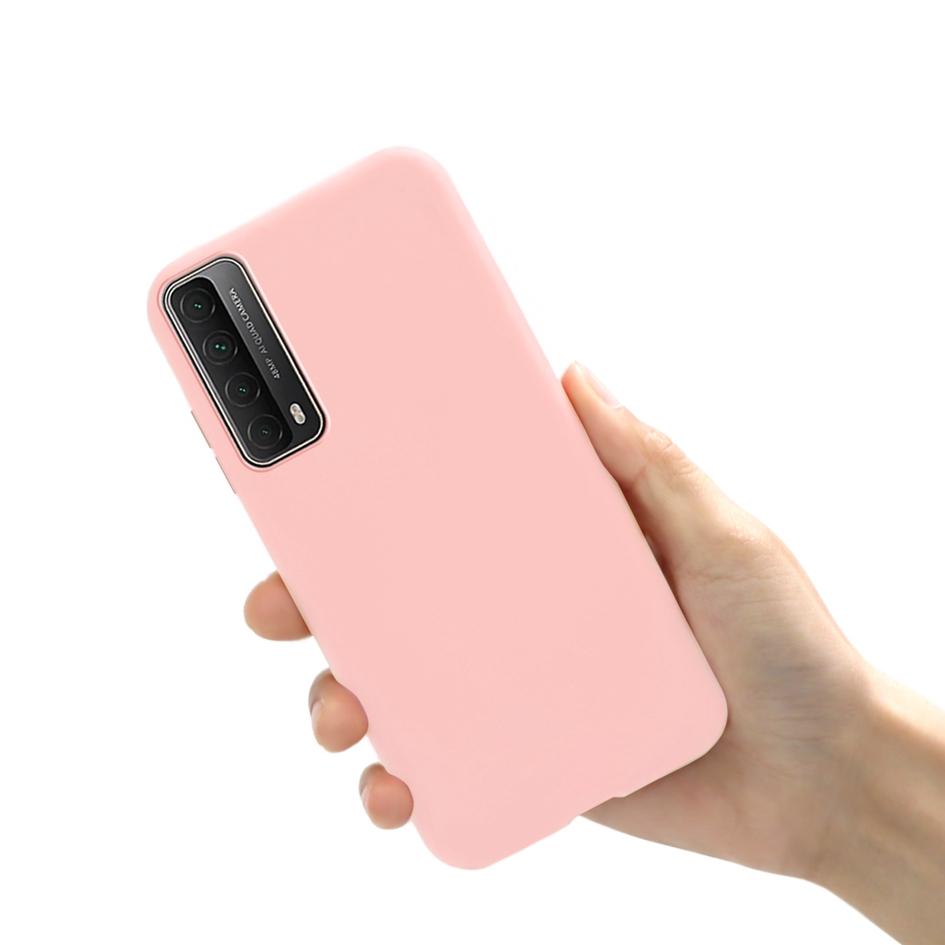 For Huawei Y7A 2020 Case Luxury Candy Color Matte Phone Case For Huawei P Smart 2021 Cover Soft HuaweiY7A Y 7A Y7 A Bumper 6.67"