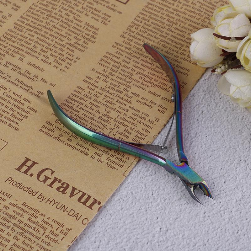 

1 шт. Кусачки для кутикулы для нейл-арта, кусачки для педикюра, инструмент из нержавеющей стали