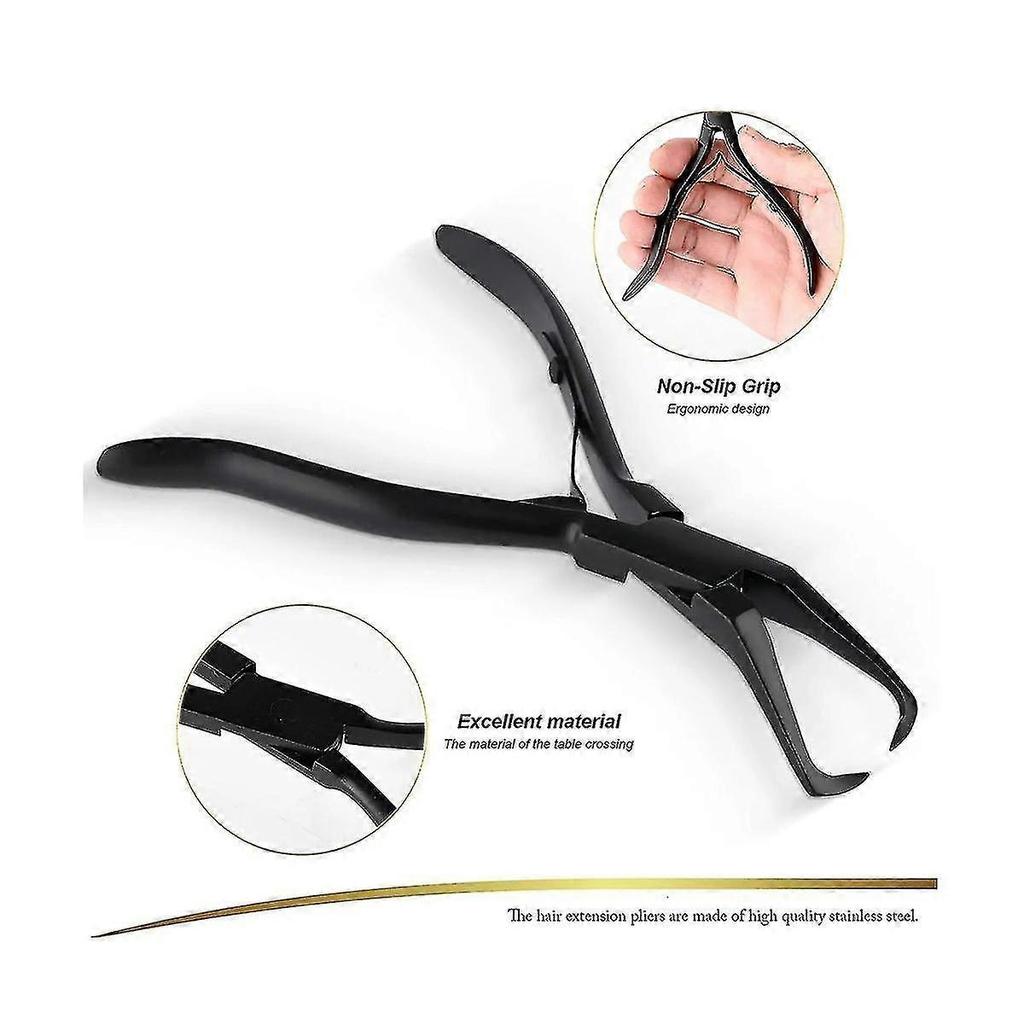 Hair Extension Pliers Stainless Steel Hair Extension Tools Microlink Bead Remover Pliers For Hair E