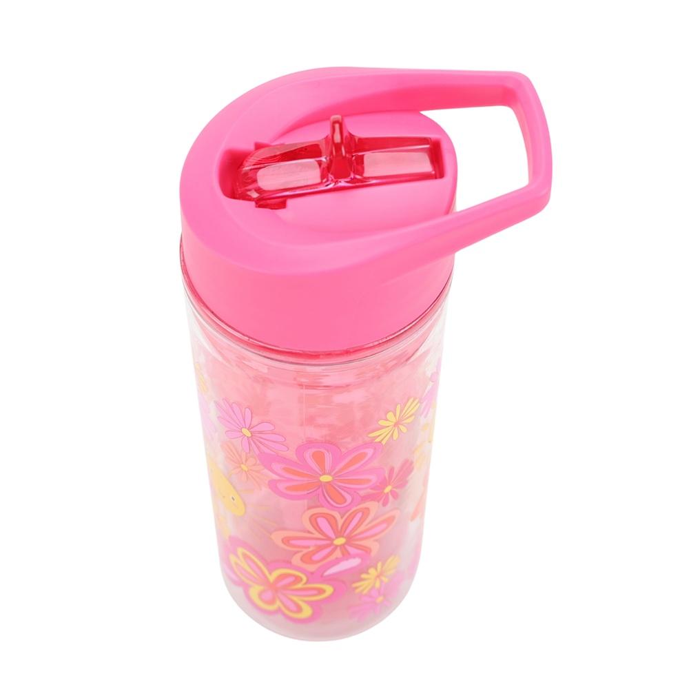 14oz Insulated Water Bottle Kids BPA Free Double Wall with Lid Straw Dishwasher Safe Perfect School Sports Playdates