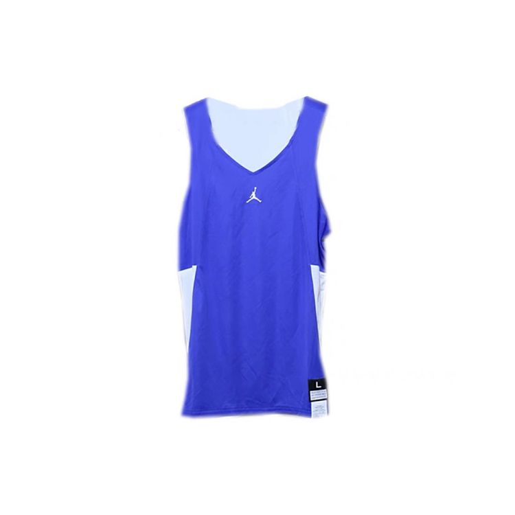Jordan Brand Reversible Two-Tone Basketball Jersey Men Tops Blue 865849-493