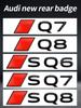Adatto per SQ8 SQ7 SQ6 A3 A5 S5 S3 S6 RSQ8 etron sportback modifica logo adesivo decorativo alfanumerico emblema posteriore