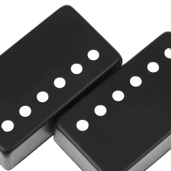 2Pcs Pickup Covers Musical 50/52mm Pole Spacing Brass Electric Guitar Humbucker Pickup Covers