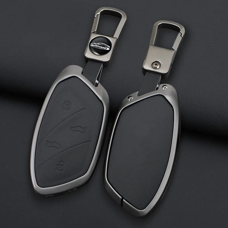 Zinc AlloyCar Key Case Cover Shell For Roewe RX5 I6 I5 RX3 RX8 ERX5 Ang MG ZS EV MG6 EZS HS EHS MARVEL X MARVEL R Electric 2021