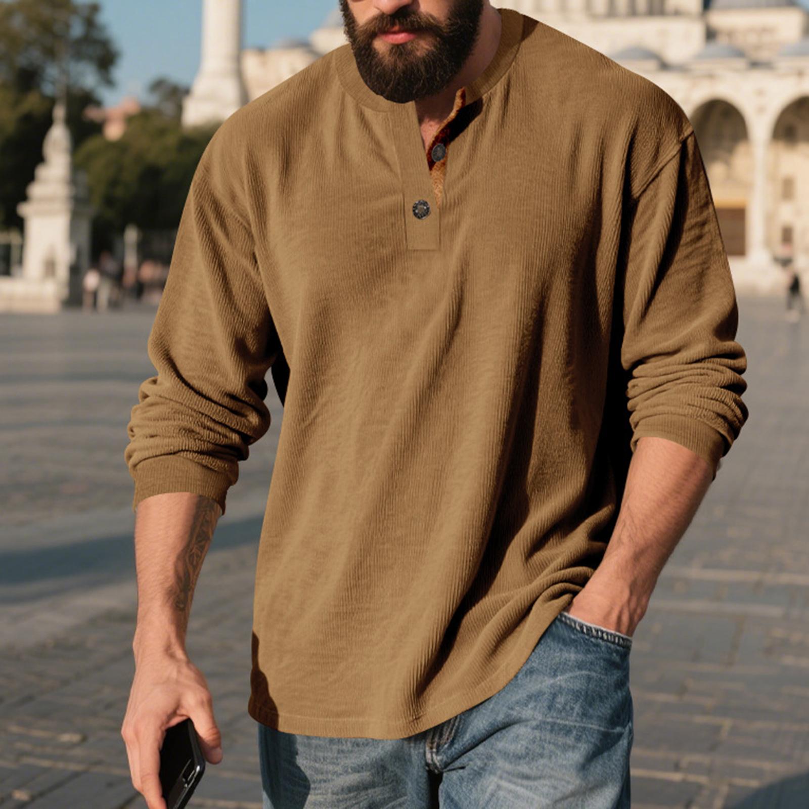 

Мужской Ретро Свободный Повседневный С длинными рукавами Верхняя одежда XXL